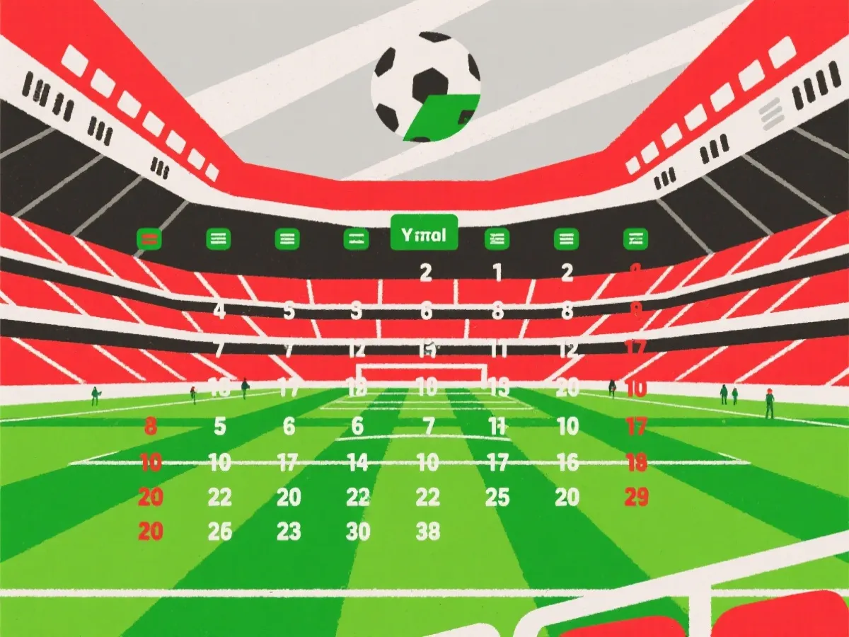 世界杯赛程与比赛时间示意图